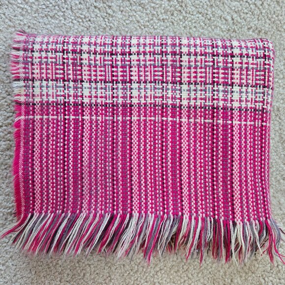 Pink Tweed Scarf - Picture 11 of 11